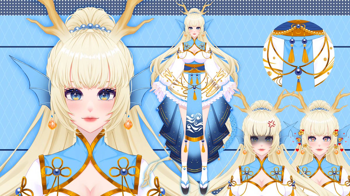 【Character Sheet】
A water dragon goddess in exile. Once fed by prayers, now sustained by your presence ♡

Oshi Mark:🐉💦
General: #MainaEru
Live: #MainaStream 
Fanart: #ArtNaeru
NSFW: #MaiNaughty
Clip: #MainaClip
Sing: #KaraokEru
Friendbase: #MaiHamba

#VtuberUprisings #Vtuber