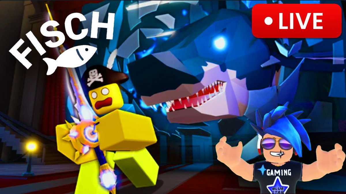 FISCH UPDATE!!!! - 24 Hour Stream: 12/50 Subs - Playing With Viewers - !link !user twitch.tv/realbluestarga… <a href="/B00M_ESPORTS/">BOOM!</a> <a href="/InControlGG/">InControl</a>