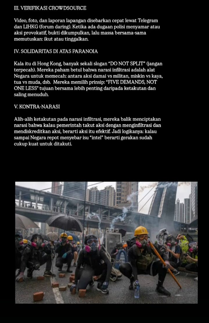 seranganfisik's tweet photo. Bagi Siapapun Yang Turun Ke Jalan Hari Ini, Goodluck Untuk Kalian. Kita Kutip Serta Pelajari Hongkong Movement ✊ https://t.co/FE7JouhMEL
