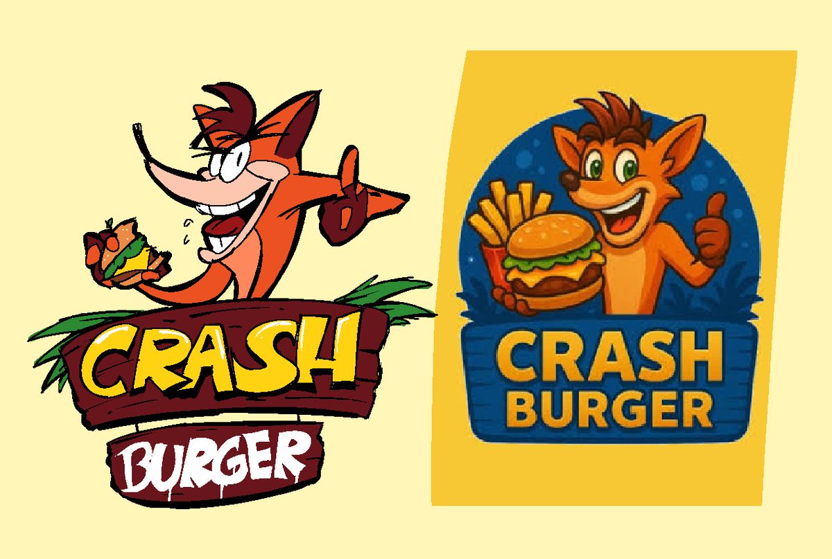 redibuje el logo del crash burger por los jajas