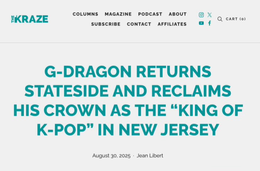 fati88kili's tweet image. Jiyong doesn’t need to do any promotions in U.S bcz his legacy speaks for him and his work alone is enough to get people attend his concerts anywhere, the local reviews of the Newark shows were all amazing praising the performances and his stage presence which is unrivalled 🤍