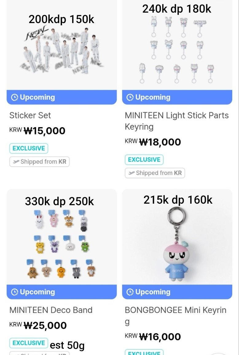 Open PO SEVENTEEN WORLD TOUR NEW Merch 

Miniteen decoband 330k 
Lighstick parts keyring 240k
Bongbongiee minikeyring 215k
(Harga impick dll menyusul)

Est 50gr
Harga bersih ina 
Dom jabar