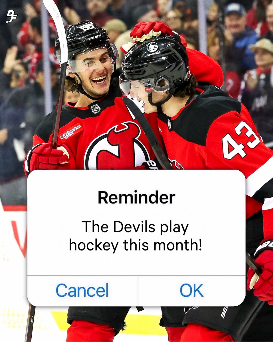 🚨THE DEVILS PLAY HOCKEY THIS MONTH🚨