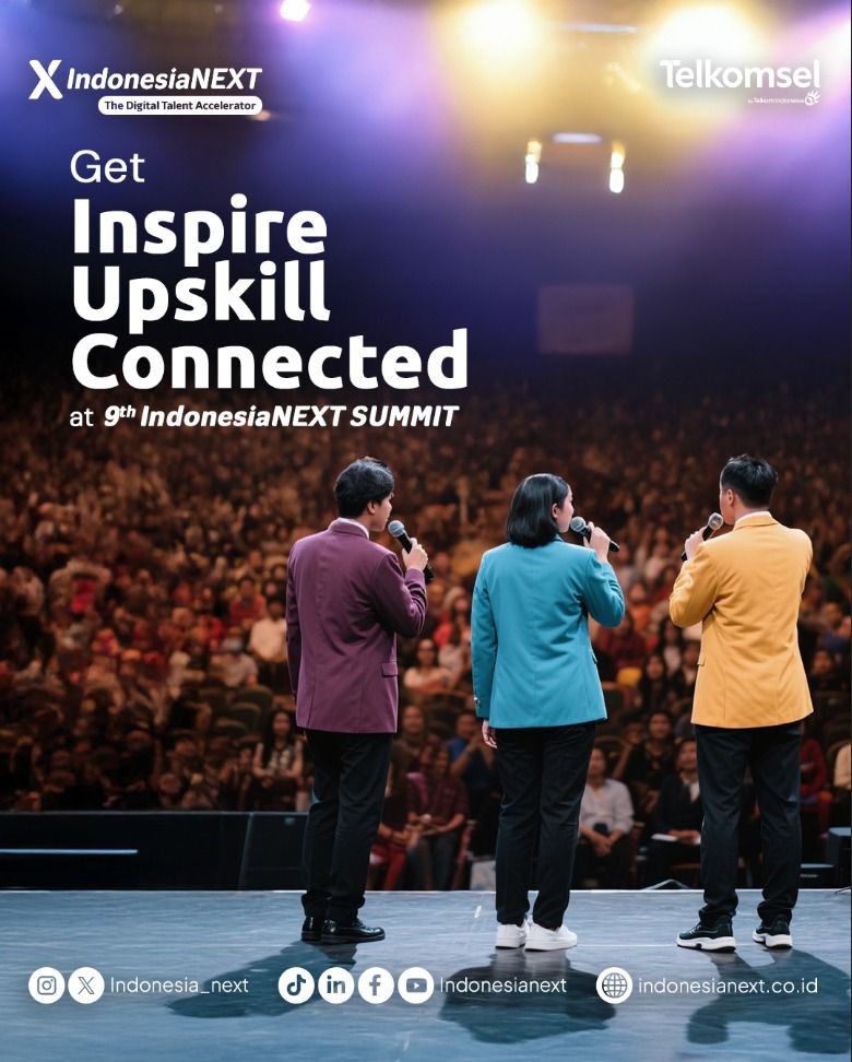 IndonesiaNEXT Summit is Back 🚀

Ada lebih dari 10 sesi seru dan insightful yang siap bikin kamu unlock peluang baru di dunia digital. Stay tuned, NEXT People! 🔥

#9thIndonesiaNEXT #SemangatMajukanIndonesia #9thIndonesiaNEXTSummit