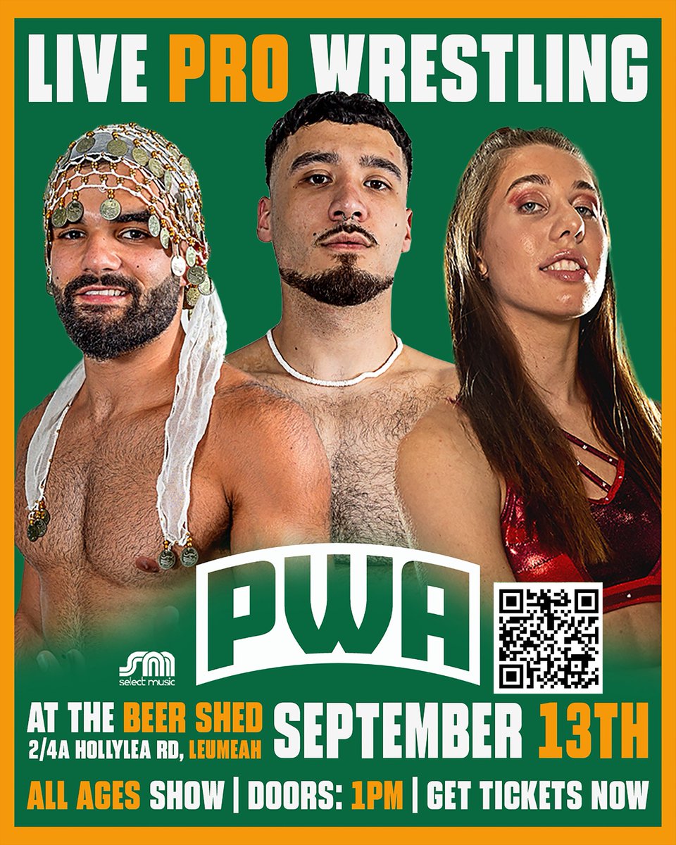PWAaustralia's tweet photo. 🔥 BEER SHED BRAWL – ALL AGES 🔥

• Boy Scott Hoges 🆚 Skater Boi Pidgeon
• Anomaly/Slayter 🆚 Myers/WHS
• Jackie Lazarus 🆚 Maleke McCabe
• Melissa Averillo 🆚 Big Fudge
• Jack Bonza 🆚 Folz Robinson
• Third Eye 🆚 Mana &amp; Manoosh

🎟 https://t.co/ukDNf6A68S
#PWALive https://t.co/9sya1Bbqxp