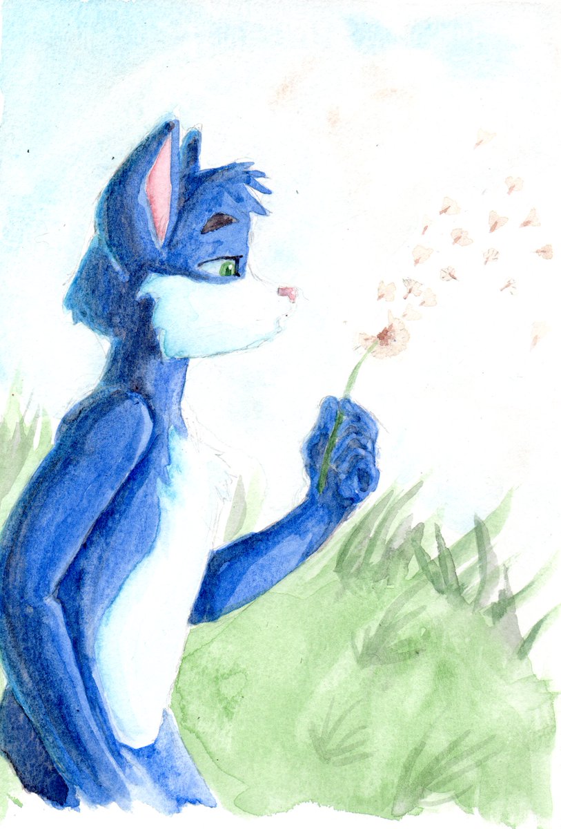 I was just testing some watercolors technics. Maaannn!!! I need to keep painting