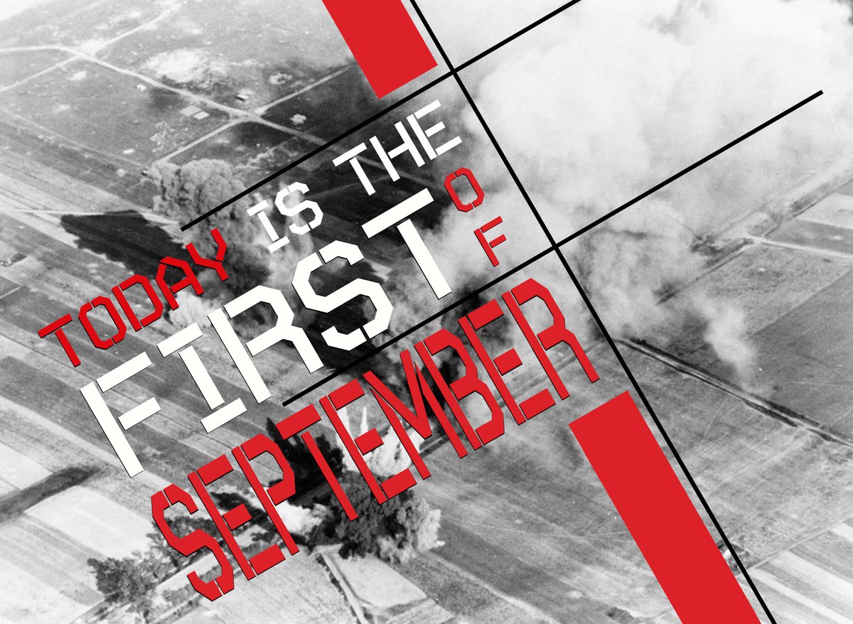 jgthirlwell's tweet image. TODAY is the FIRST of SEPTEMBER!