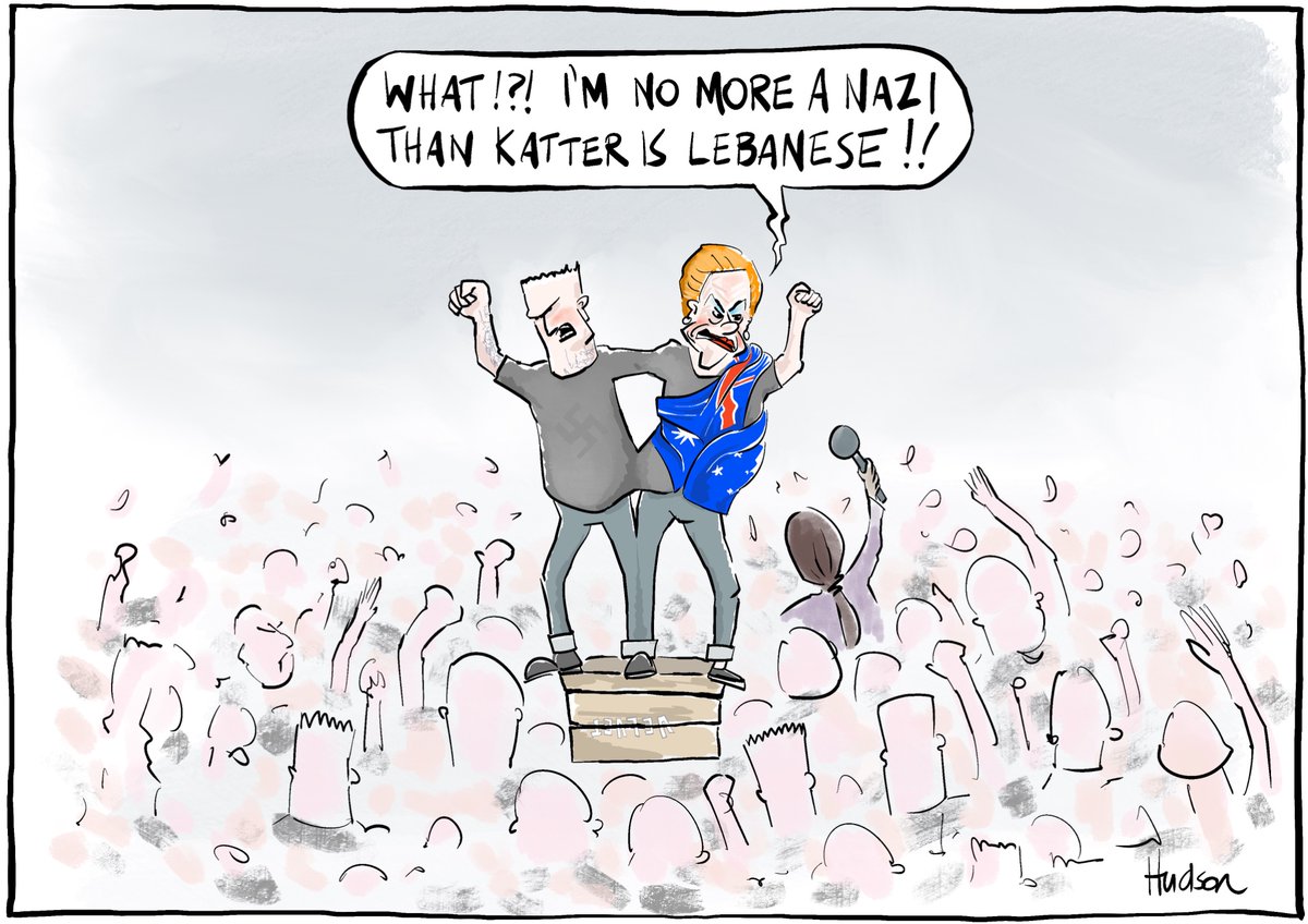 Not a neo one anyway #auspol ko-fi.com/hudsoncartoons