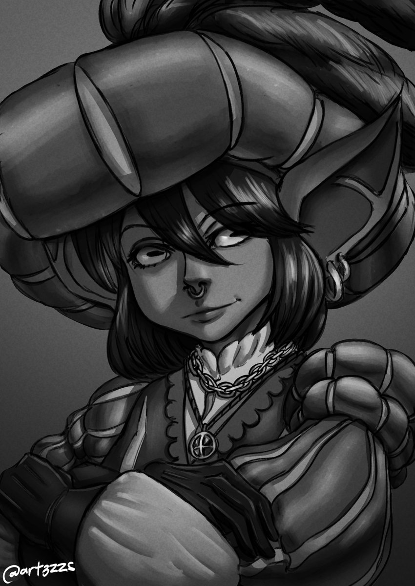 Such an old piece of my OC Atresia, from 2 years ago