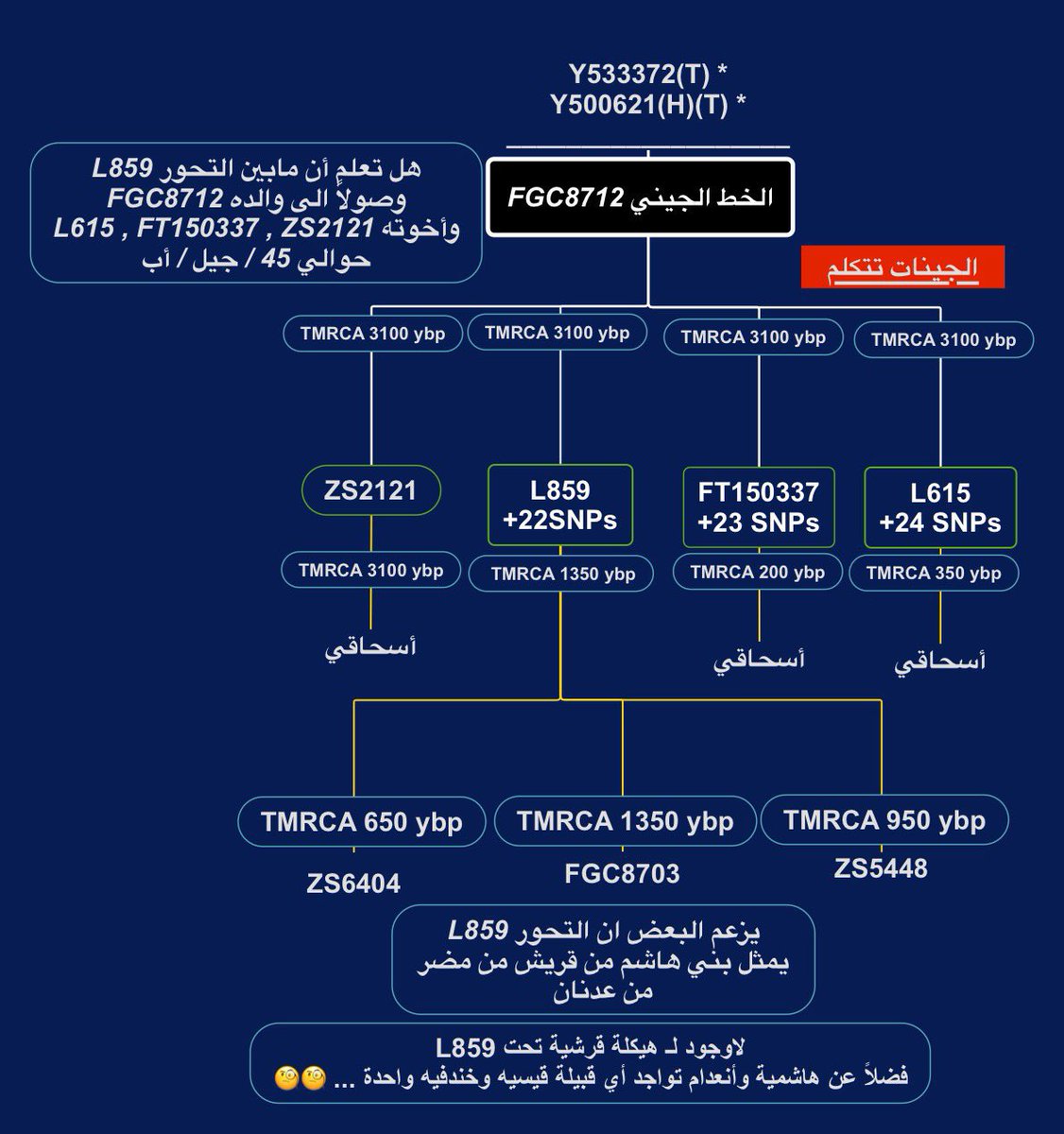 BrqoJDgLiftqMhV's tweet photo. @v2_e4 وهذي المشجره الجينيه 🧬 لتحور L859 بتكتلها
و علم الجينات لا يجامل احد تعطيك الحقيقه كما هي وهذا تكتل اسحاقي يهودي بحت و الاقوى في الساحه الجينيه…
#fgc7944 #fgc1696 #by2 #by8 #fgc7 #fgc2 #fgc1713 #fgc5 #fgc1713
#l859
#الجينات_تتكلم
#J1
#FGC1723
#FGC1695
#FGC1705
#FGC1721 https://t.co/BkfNrpxPjY