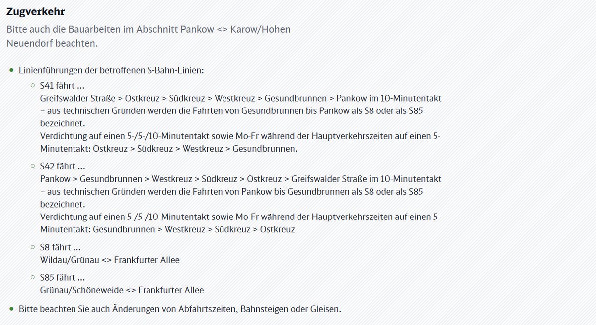 #S41, #S42, #S8, #S85 Noch bis zum 08.09. (Mo), ca. 22:00 Uhr, besteht zwischen #Greifswalder_Straße und #Gesundbrunnen Ersatzverkehr mit Bussen. Bitte beachtet auch die Taktänderungen im Bereich #Frankfurter_Allee <> Greifswalder Straße. Infos: sbahn.berlin/fahren/bauen-s…
