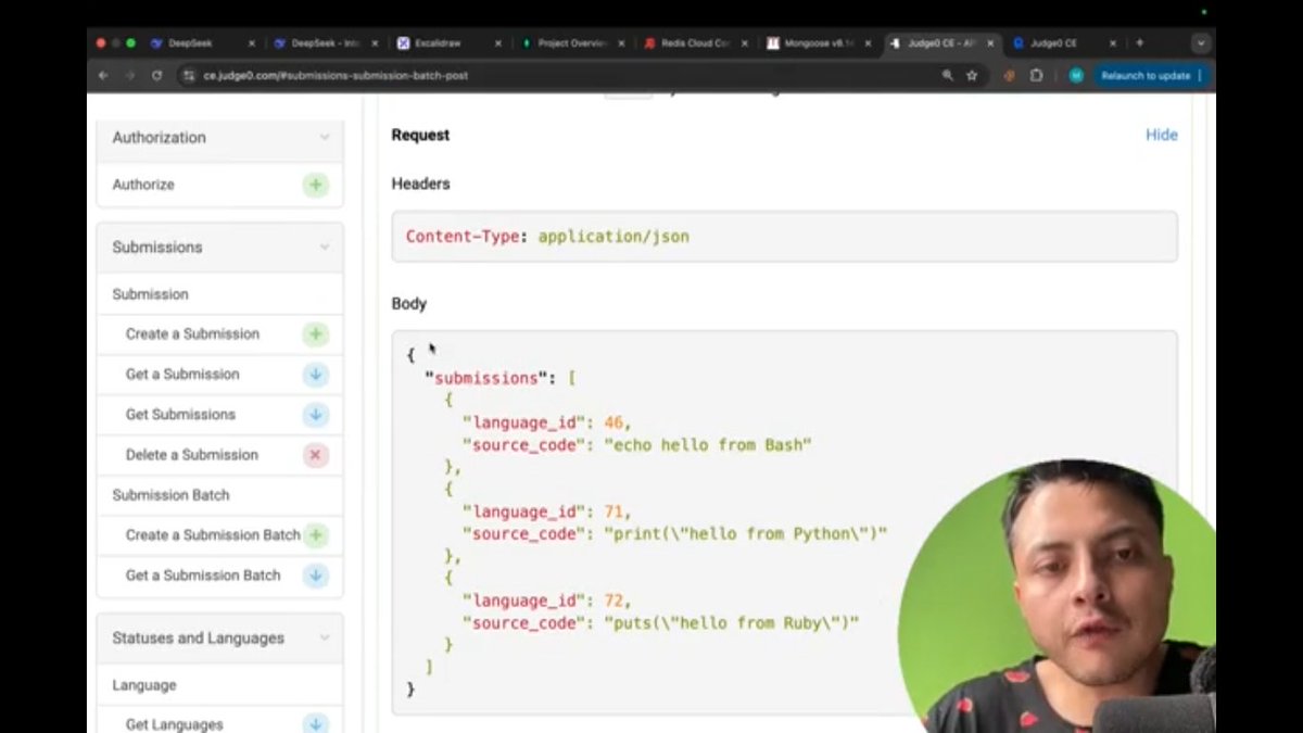 savita_gurjar30's tweet image. Topic: MegaProject: Leetcode

@rohit_negi9 

Lecture 04: Leetcode Design Problem Schema

GitHub Repo: github.com/savigurjar/Lee…

 #LeetCodeProject #DSA #NodeJSBackend #ScalableBackend #APIDevelopment #MegaProjectSeries #CoderArmy #RohitNegiBhaiya