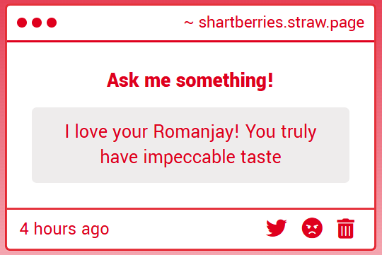 shartberrys's tweet photo. Thank uuuu <3333
Roman being obsessed with Jason is so damn hot to me, need that
#romanjay https://t.co/dnfoKmgt85