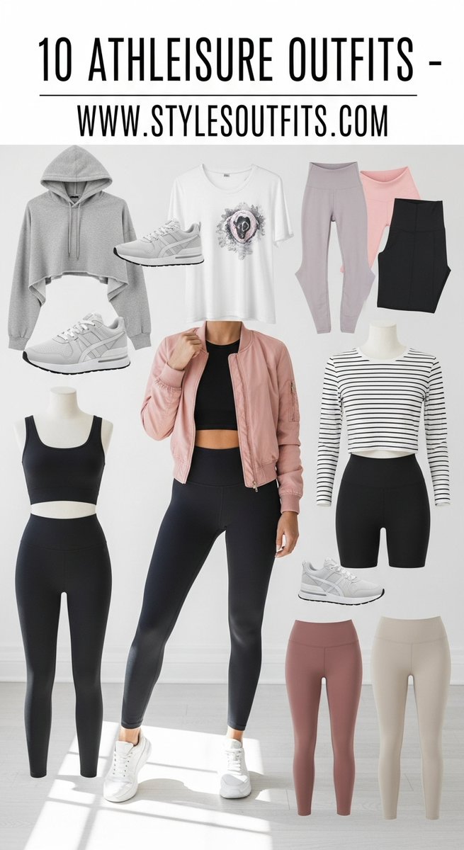 womens_outfits's tweet image. Who says you can't look fabulous while staying comfy? 😍✨ Dive into our top 10 athleisure outfit ideas and find your new favorite look! Click the link to see more! 👉 stylesoutfits.com 

#ComfyChic #AthleisureVibes #StyleGuide