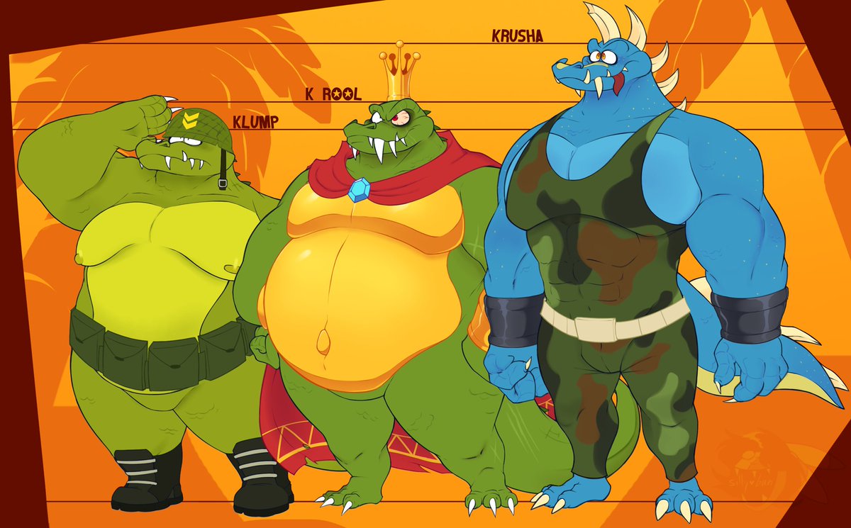 silly_bun33's tweet image. drew the funny kremling dudes

#DonkeyKongCountry #KingKRool #krusha #klump #myartwork #digitalart
