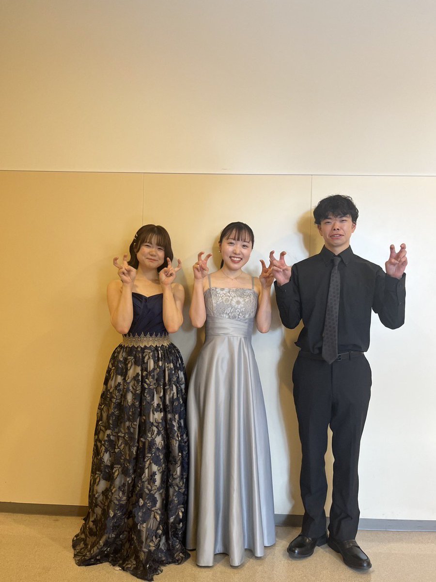 こんにちは！
8/31(日)にまなみーるにて行われたザ・クラシックコンサート岩見沢2025に卒業生の小野心音さん、3年の伊藤大晴、神田恋春が出演しました🎶
お越しいただきありがとうございました✨