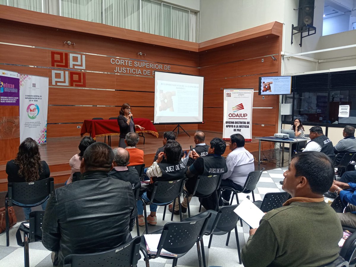 25 jueces y juezas de paz en Piura se capacitaron en atención a mujeres con discapacidad víctimas de violencia. Fortaleciendo una justicia accesible e inclusiva.
🔗 generoydiscapacidad.org