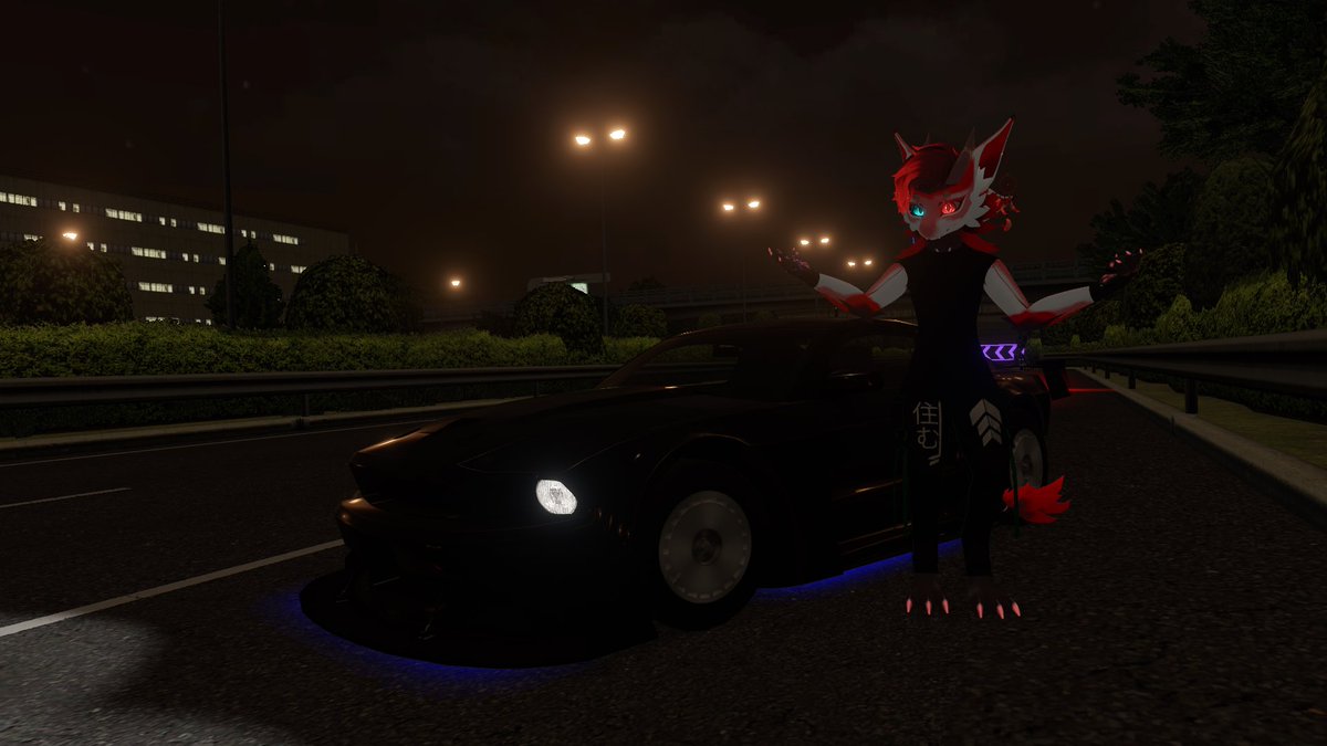 HallowTrickVT's tweet image. Who wants to go for a ride I’m a good driver I swear 
#vrchat #vrcphotos #nardo #mustang