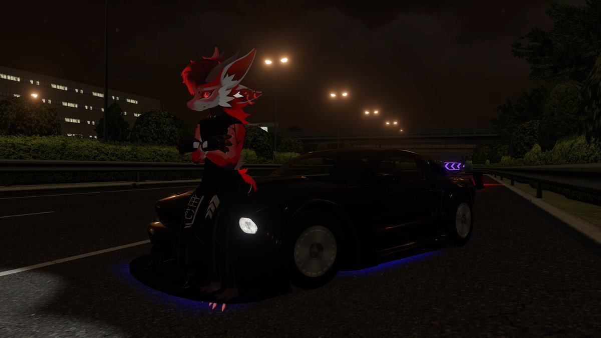 HallowTrickVT's tweet image. Who wants to go for a ride I’m a good driver I swear 
#vrchat #vrcphotos #nardo #mustang