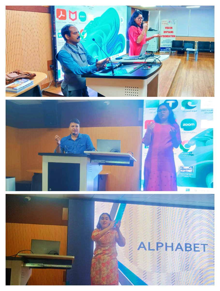 islrtc's tweet image. One-Day Awareness &amp;amp; Basic Training in #IndianSignLanguage organised on 28 Aug 2025 by ISLRTC &amp;amp; Vision Divyang Foundation for @dsw_delhi officials. 50 officials trained—strengthening inclusive &amp;amp; accessible governance.

@MSJEGOI
