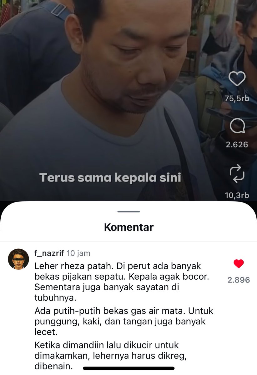 <a href="/DivHumas_Polri/">Divisi Humas Polri</a> <a href="/PoldaJogja/">Polda D.I. Yogyakarta</a> kumparan.com/kumparannews/r… pernyataan ayahnya rheza