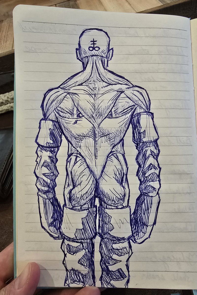 Spooky ecorche anatomy study 🤘
Also I didn't want to draw the arm or leg anatomy so now he's a sulfur and brimstone worker from the underworld. Never forget your work gear... Except maybe your jumpsuit in this case.