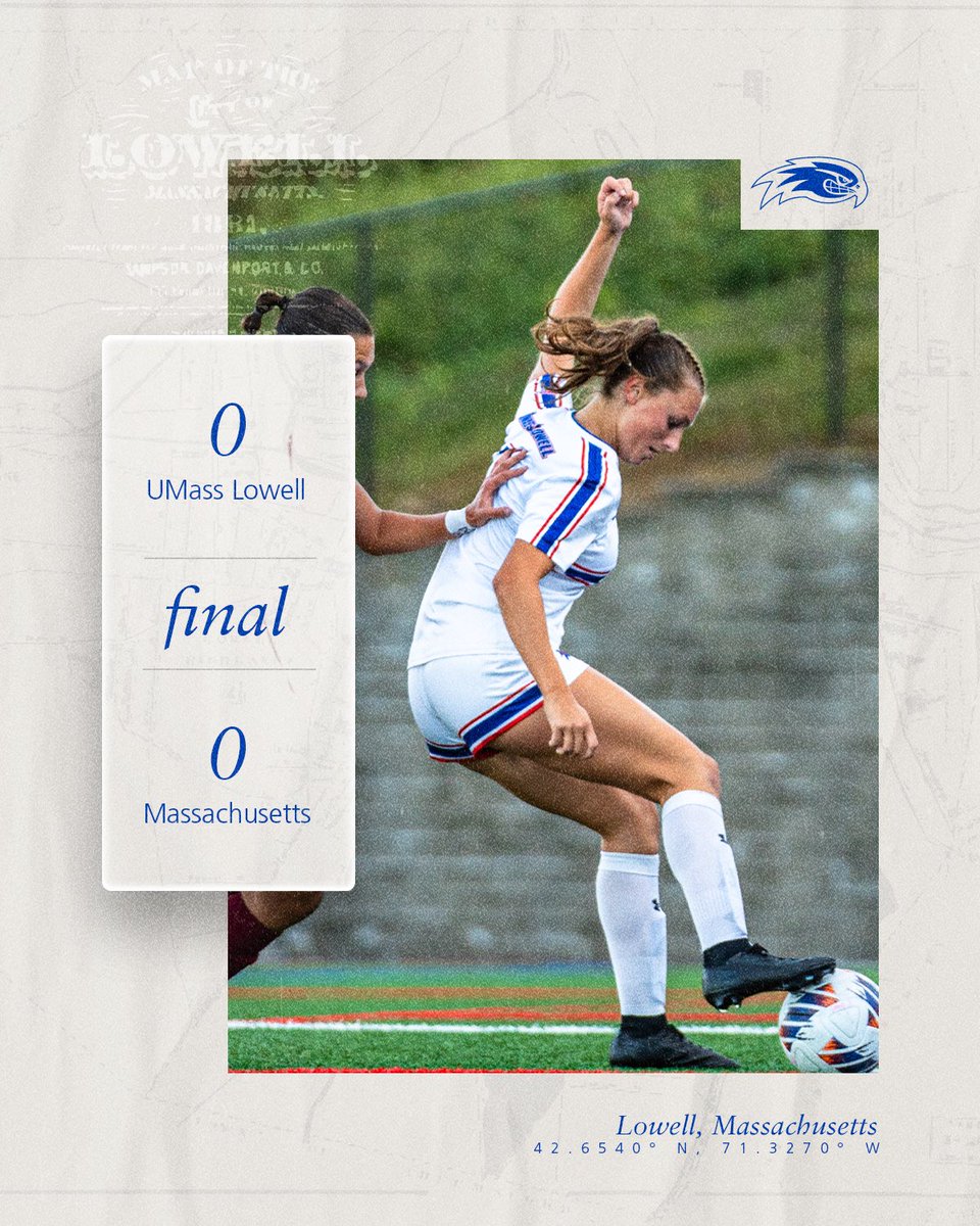 Final

The River Hawks are back at Cushing Field this Wednesday when they go head-to-head against CCSU. 

#UnitedInBlue | #AEWSOC