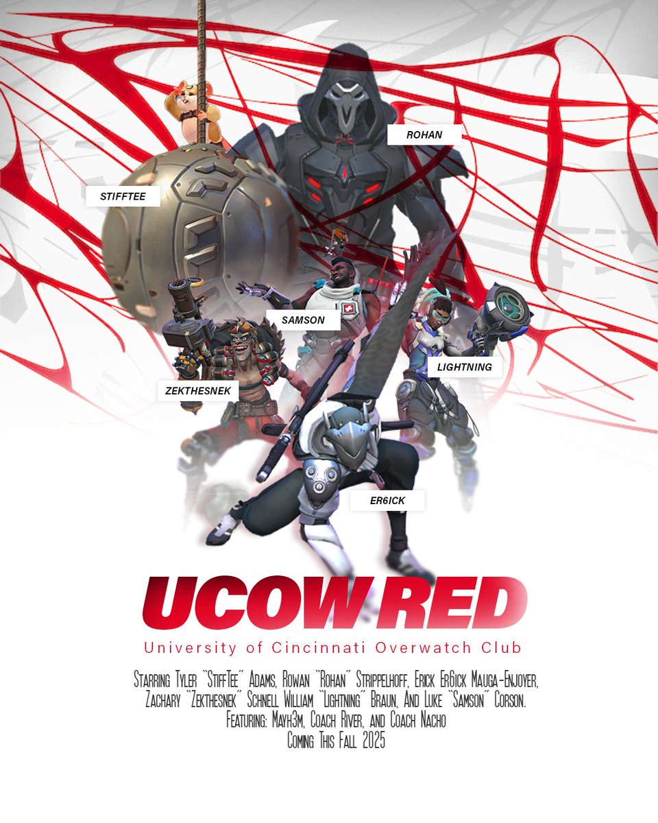 UCOW FALL 2025 TEAM ARE HERE!!! THANK YOU EVERYONE WHO TRIED OUT AND LETS HAVE A GREAT SEMESTER!!!

Starting things off: They've won 3 LAN tournaments in the past year and they're looking to win 3 more this semester... UCOW RED