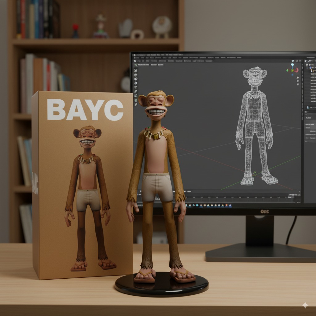 NFTeams_'s tweet image. 3 Days to go.

The winner not only gets the Bored Ape, but a 3D printed and painted physical version as well.