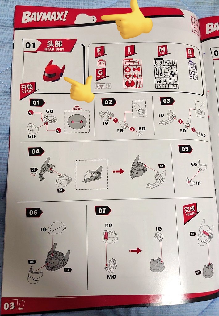 共鳴GONG Action model kit BIG HERO 6 BAYMAX ベイマックス 2.0の