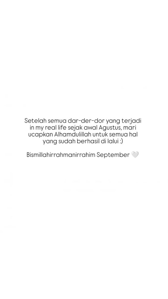 arcasaaaa's tweet photo. Bismillahirrahmanirrahim September, (S) nya Semua doa di kabulkan 🤍
Aamiin https://t.co/rpdYdaJ8Xm