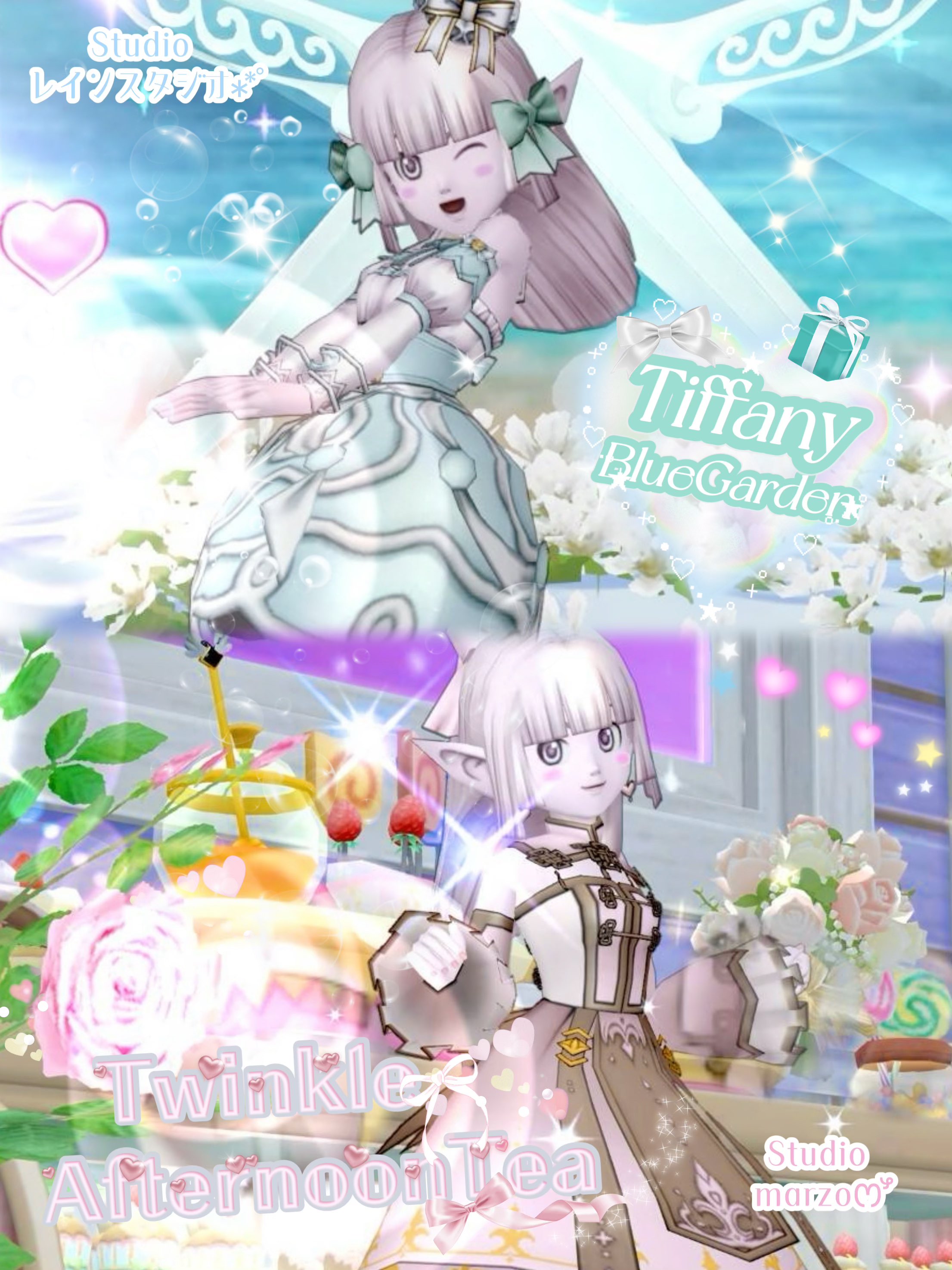 しょりん❣️冬アレンジ❣️ティファニーブルーウェディング❣️アレンジ❣️ バルーンアレンジメント】ティファニーブルー✕ホワイト