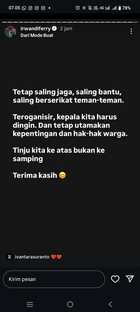 moondrus's tweet photo. REMINDER SEKALI LAGI!! 
JANGAN ADA YANG TURUN!!

Mereka jelas mengharapkan kita untuk turun kejalan buat aktifin status darurat militer. 

Maka dari itu kawan kawan JANGAN ADA YANG TURUN KEJALAN!! KITA GAGALKAN USAHA MEREKA!! 

JIKA ADA PROVOKASI, ABAIKAN!! MAY GOD BLESS U ALL https://t.co/zZ7YhduNlz