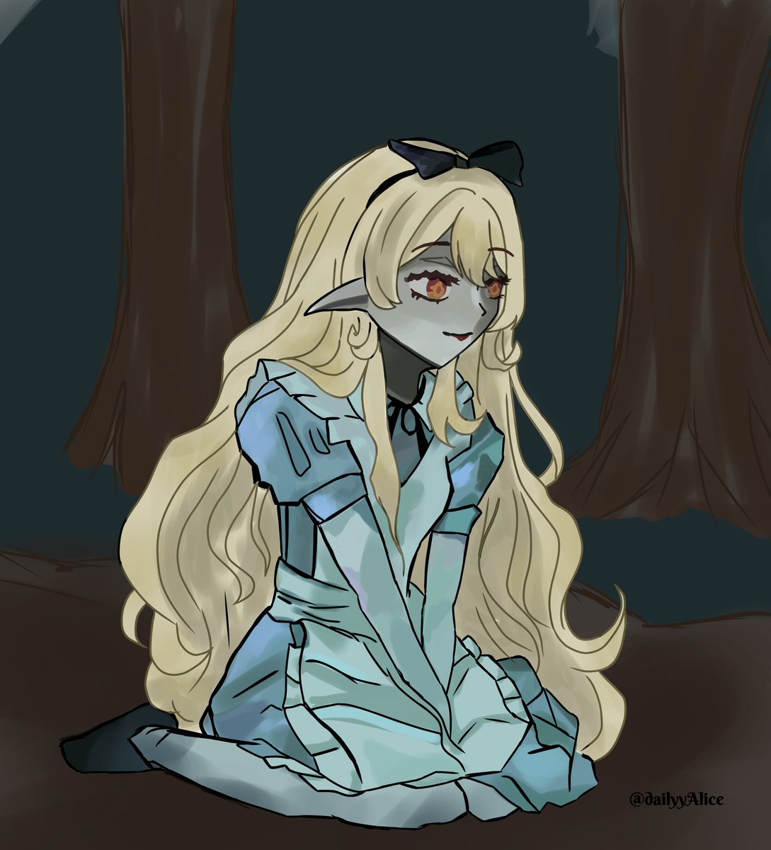 little Alice in wonderland 
#alice