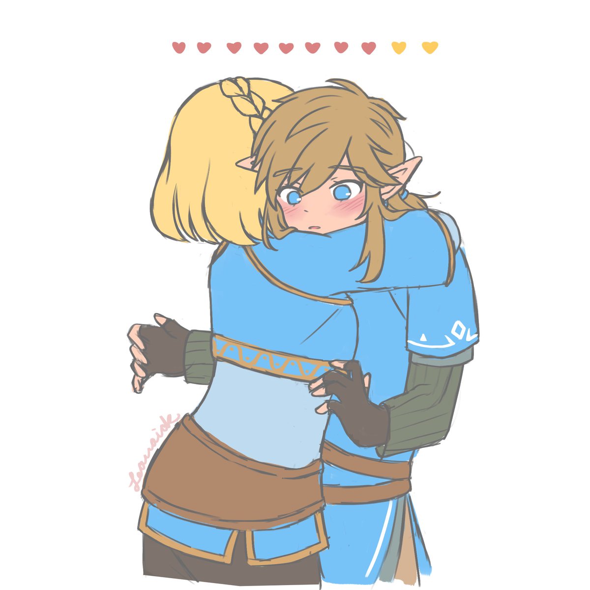 The fastest way to regain hearts ♥︎ #zelink #zelda #link
