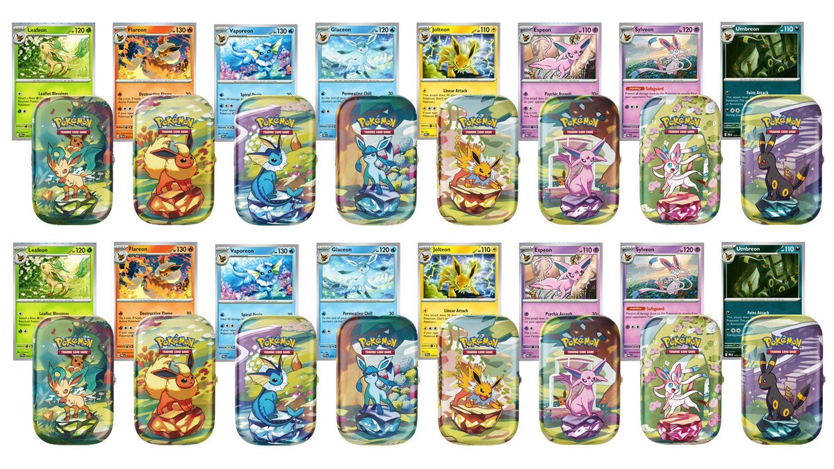 Reminder: Prismatic Evolutions Mini Tin Set 2-Pack with Promo Cards coming in September. Costco Membership Deal Ends Today!✨

Memberships with Free $20 or $40 Gift Card
➡️bit.ly/4mBfskh

The 2-Pack Mini Tin Set will be $131.99 ($8.25 Per Tin - Under MSRP). We'll post