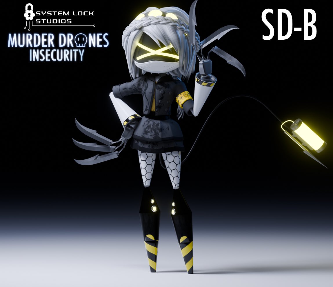 It was fun modeling her! I love her unique design #murderdronesinsecurity