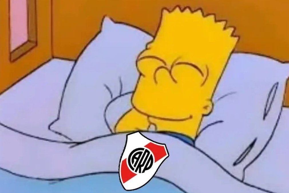 Llueve y ganó River hoy se duerme así