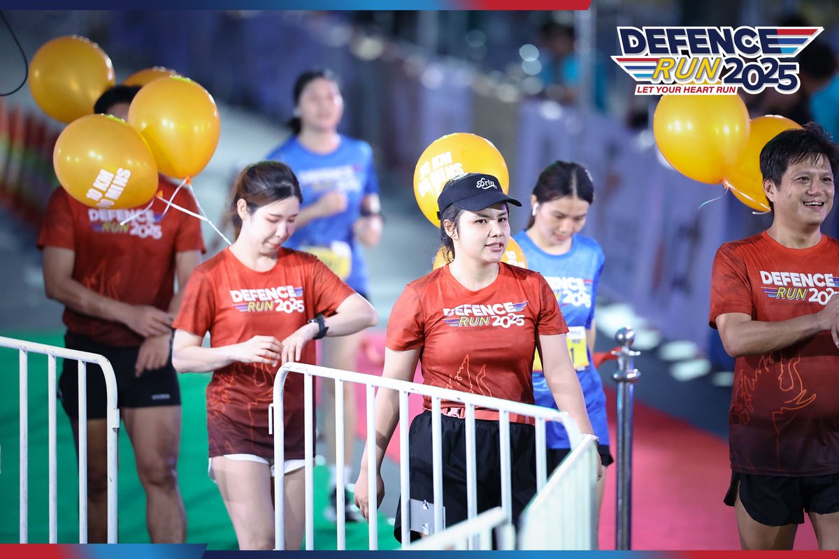NinjaTooK's tweet photo. DEFENCE RUN 2025: LET YOUR HEART RUN 🇹🇭
Result 🔺️ Finish Line ⏱️ วินาทีเส้นชัย 🏁 ระยะ 10 K
Gun time : 01:28:43 hrs.
Watch time : 01:29:22 hrs. (ref. Garmin Forerunner 970)
Pacer 90 min MINI MARATHON 10K ทีม Pacer นมเย็น 🩷
#DefenceRun2025 #DFR2025
#DefenceRun #DFR https://t.co/OcTTVwbW14
