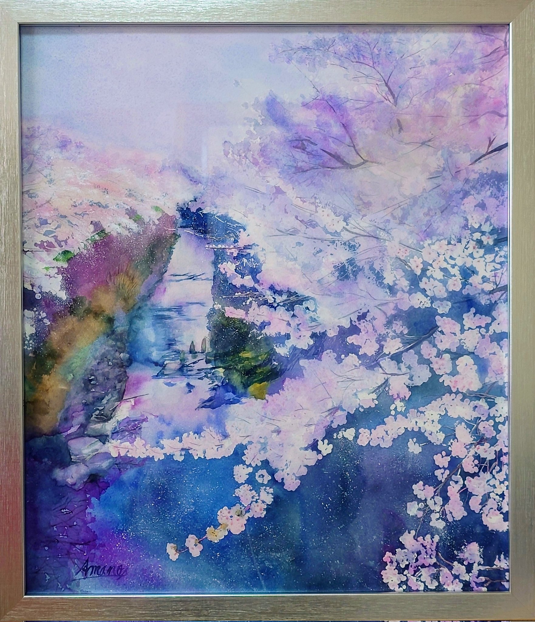 上野の森（水彩画） Amano on X: 