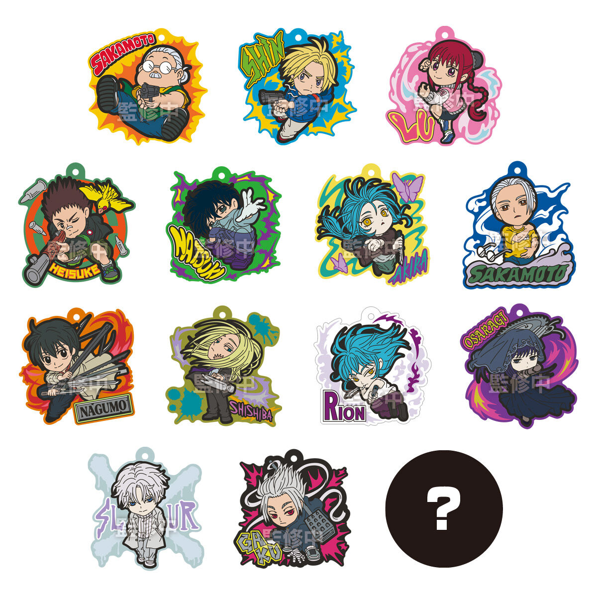 SAKAMOTO DAYS ポップラバー

2025年10月発売予定

全14種で、各キャラクターの魅力を最大限に表現した6層ラバーマスコット♪

animetoyinfo.com/2025/05/20/sak…