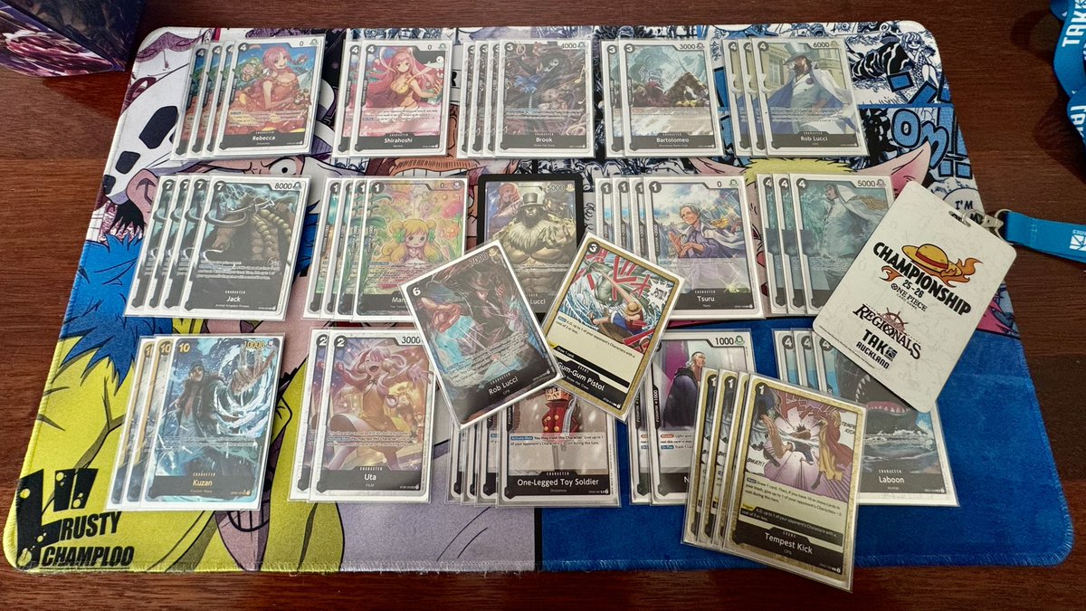 I’m gonna take a break from playing Lucci, but I can’t lie he will always be my favourite Leader I’ve committed too, but I can’t crack it with him

So I guess it’s time for me to explore other Leaders that could get me there ✍🏾

The question is who?

#thankyoulucci
#optcg