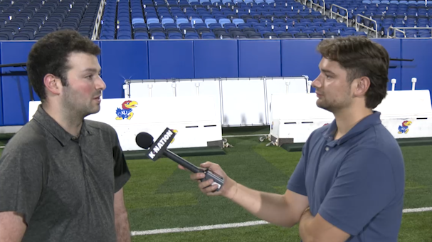 amyiacevedo's tweet photo. On this week's episode of K-Nation @SydneyClark___ and @KoleEmplit talk K-State and KU football's week one matchups

Plus, exclusive interviews with @Grant_Snow15 and @HenryGreenstein

All this and more follows 27 News at 10 on @KSNTSports! https://t.co/EkRhLphQw2