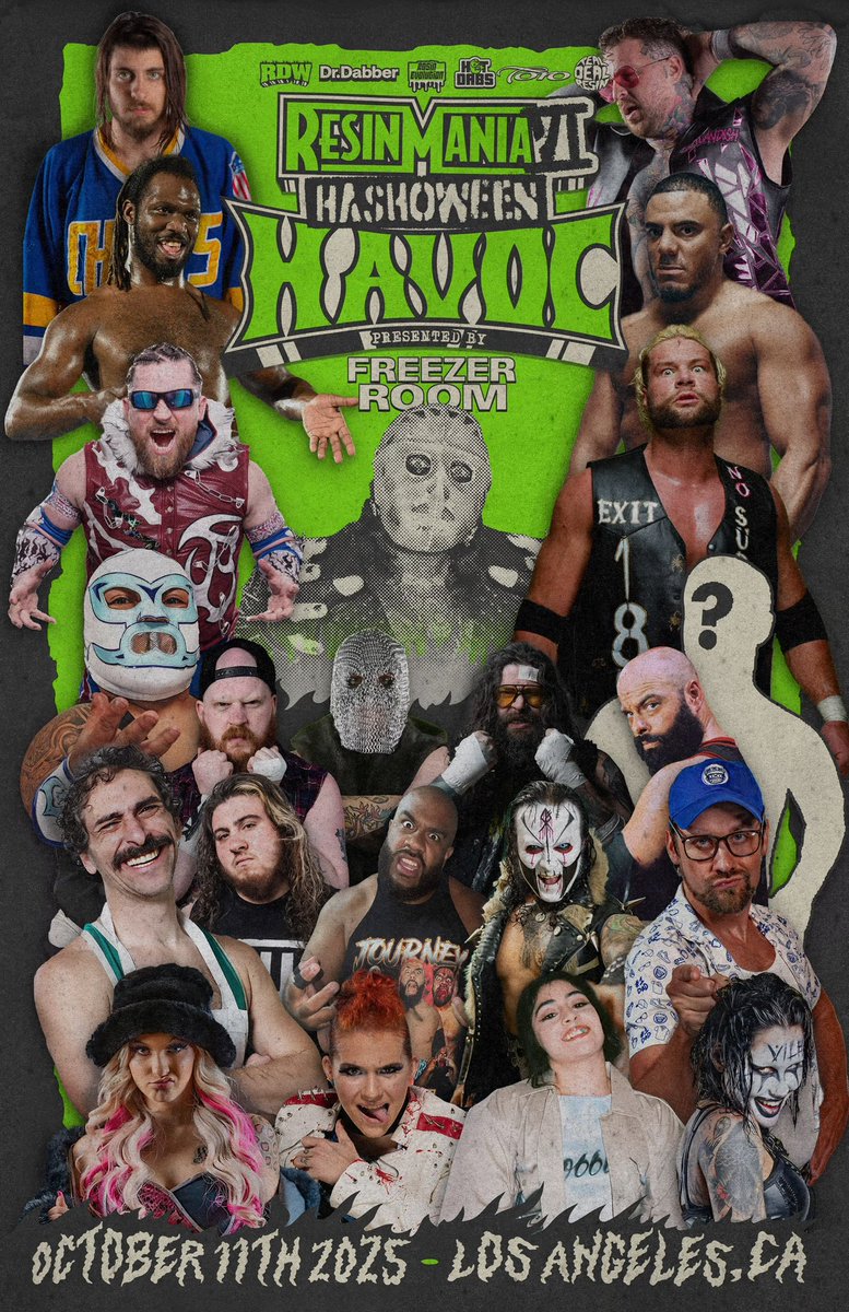 *GIVEAWAY* Want 2 FREE VIP tickets to ResinMania 6 Hashoween Havoc?! 🎃 
TO ENTER: SIMPLY LIKE &amp; RETWEET‼️