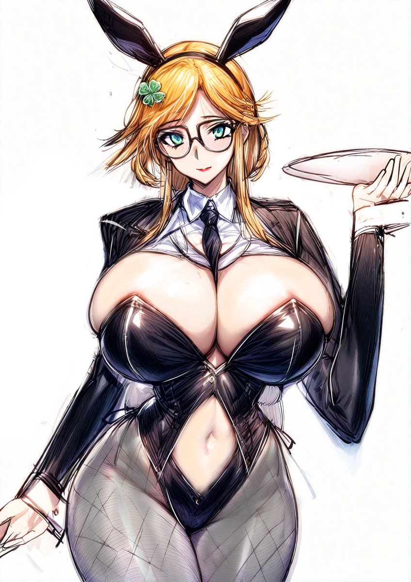 ９月の始まりは
エードバニーに色付け
スタイルからして
水着かバニーは来ると思ってた
#メガニケ　#NIKKE #エード　#バニーガール