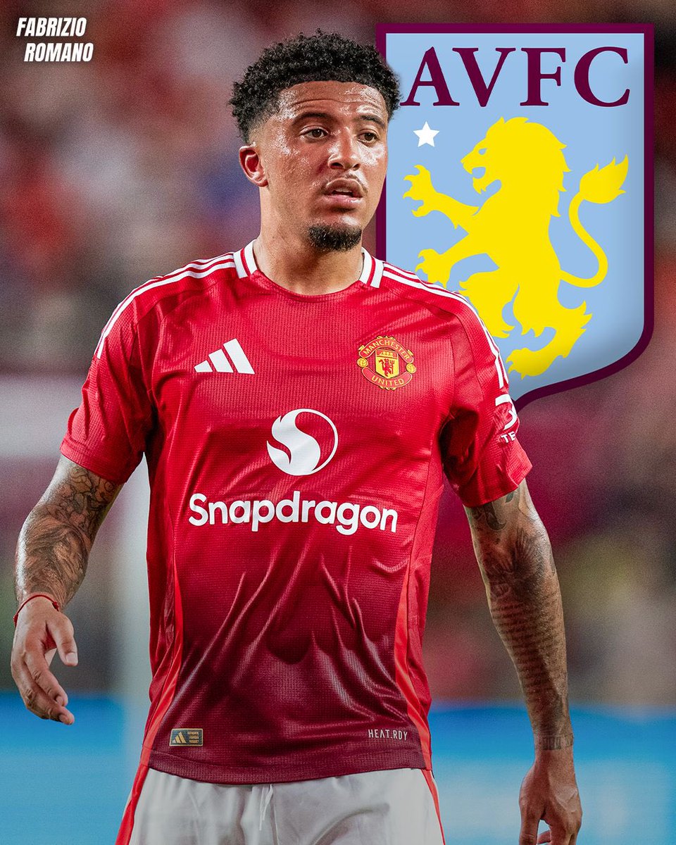 FabrizioRomano's tweet image. 🚨 Negotiations between Aston Villa and Man United continue on #DeadlineDay for Jadon Sancho.

Separate deal from Emi Martínez but both in same conversation, trying to get both agreements done.

Sancho has to decide his future today or eventually move to not-European club.