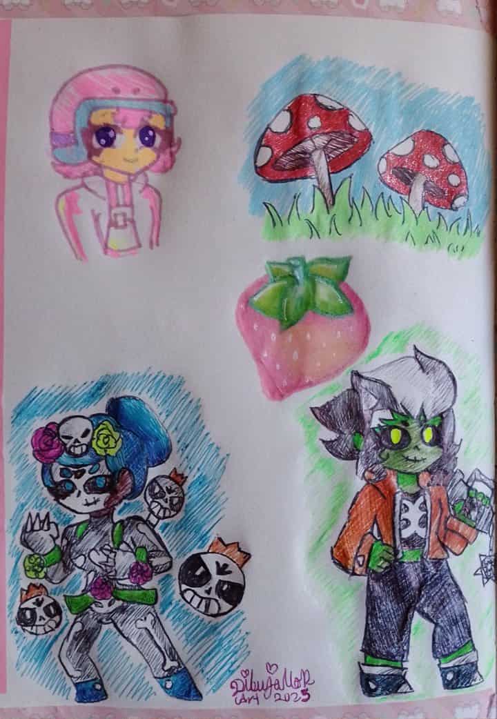 Dibujamor_Art's tweet photo. 🍭🌸🍓
#Art #Drawing #SpeedPaint #SpeedDrawing #ColoresPastel #QuiénEsLaMáscara #quieneslamascaraFanart #GitanaEs #VaquitaKawaii #Fresa #Hongos #BrawlStars #BrawlStarsArt #BrawlStarsFanart #BrawlStarsBonnie #BrawlStarsRosa #BrawlStarsBibi #BrawlStarsStu #BrawlStarsPiper https://t.co/54FV0XlDRW