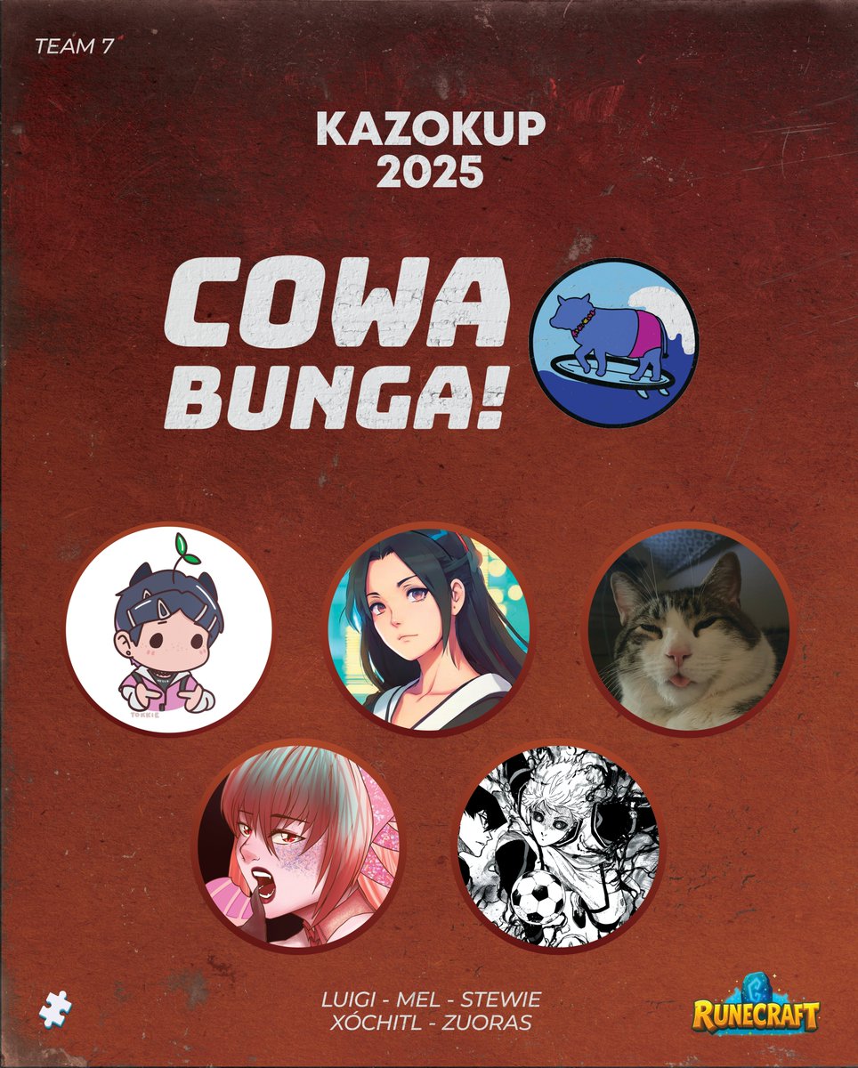 Kazoku (@kazo_team) on Twitter photo Thank you to Cowabunga! for your participation in KazoKup: VALORANT 2025 and congratulations for placing 2nd in the tournament!
You all played amazing and we hope to see you all in future KazoKup events! GGS COW
#VALORANT #KazoKup Thank you to Cowabunga! for your participation in KazoKup: VALORANT 2025 and congratulations for placing 2nd in the tournament!
You all played amazing and we hope to see you all in future KazoKup events! GGS COW
#VALORANT #KazoKup