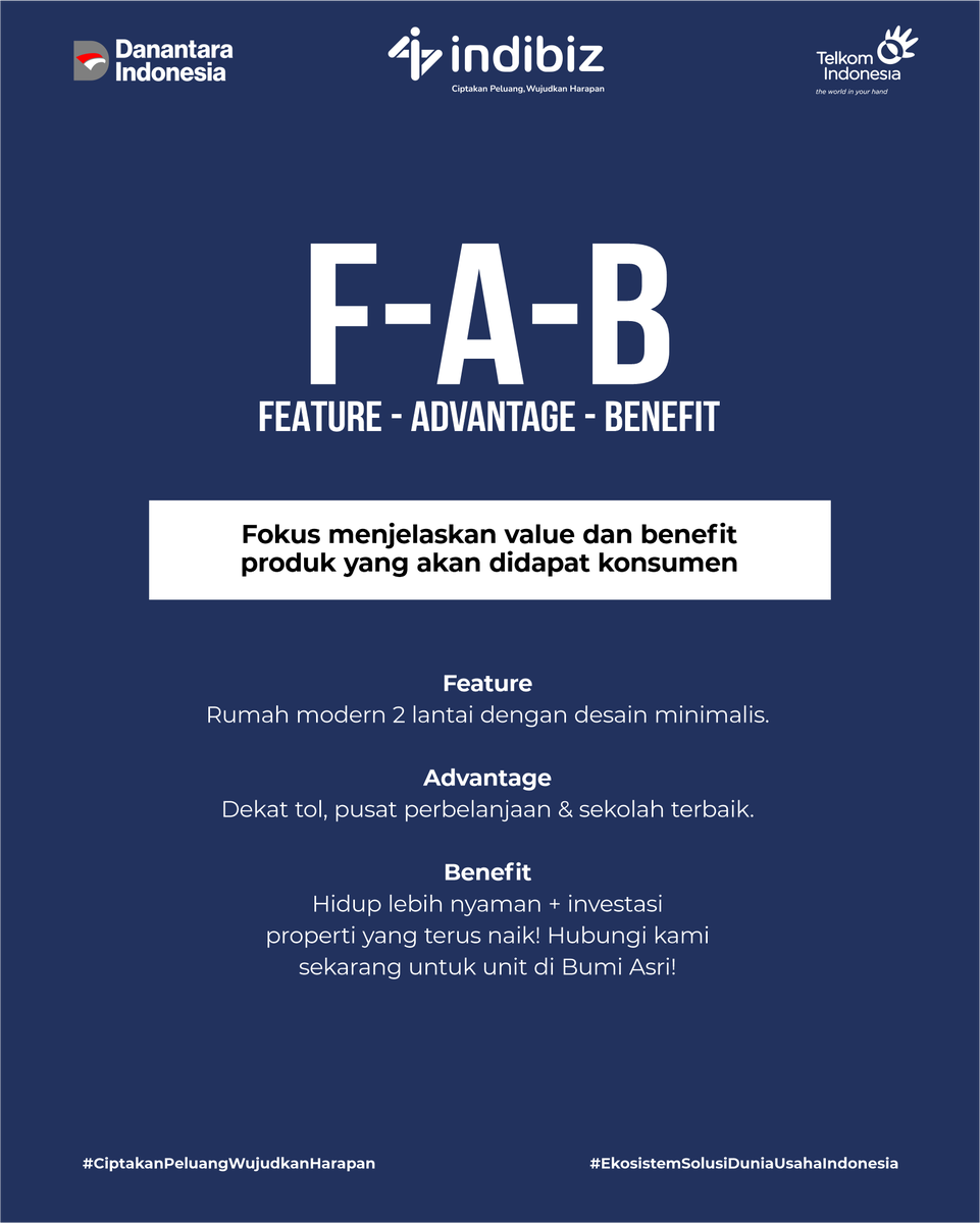 Indibiz_jtdiy's tweet photo. Bingung harus pakai copywriting kayak apa untuk bisa ningkatin penjualan? Ini 3 referensi formula copywriting yang bisa kamu pakai.
#indibiz #indibizjtd #Copywritting #ciptakanpeluangwujudkanharapan #ekosistemsolusiduniausahaindonesia https://t.co/TaIbWV902Z