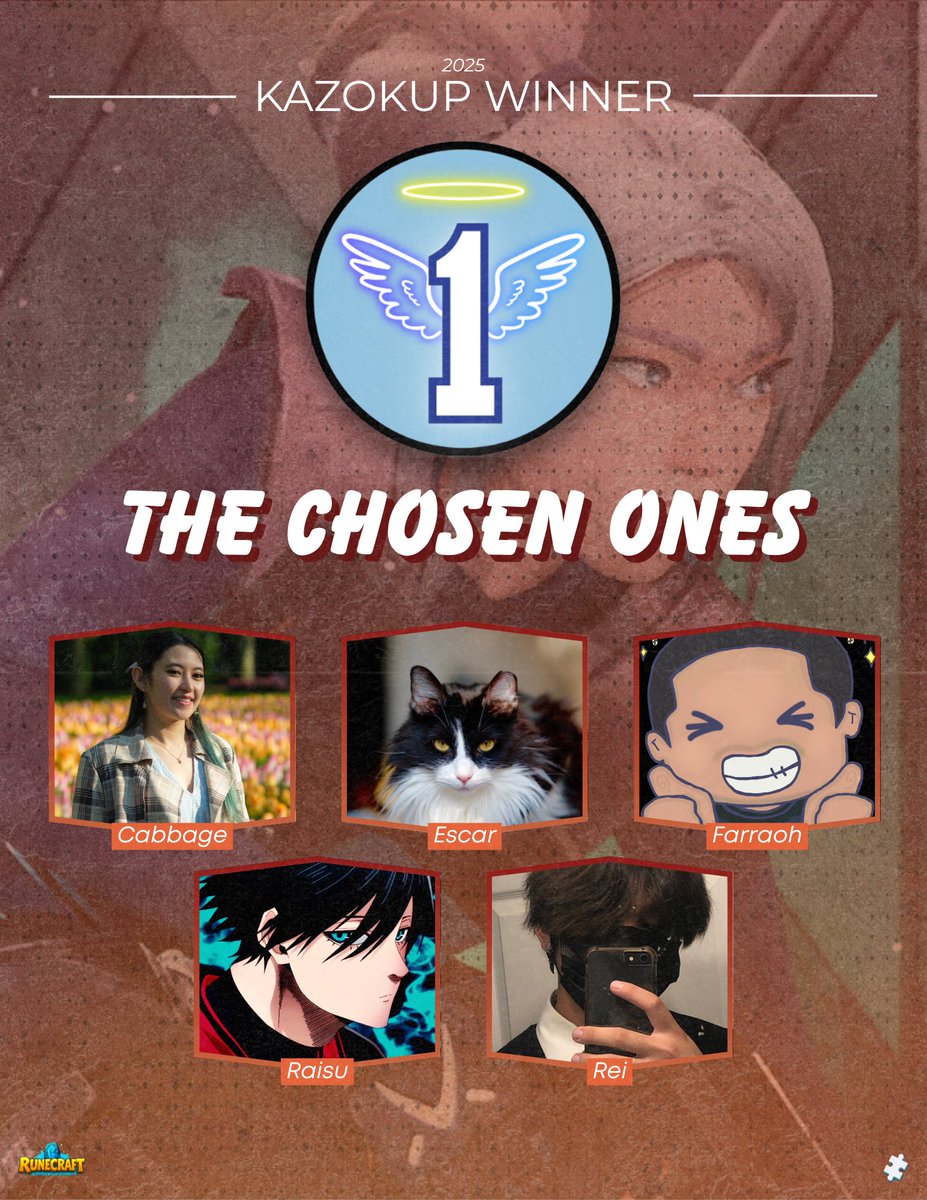 Kazoku (@kazo_team) on Twitter photo 🏆 Congratulations to The Chosen Ones 🏆
After two days of intense matches, clutch plays, and unforgettable moments, The Chosen Ones have risen above the competition and claimed the title of KazoKup: VALORANT 2025 Champions! 🎊
We’re incredibly proud of the teamwork, 🏆 Congratulations to The Chosen Ones 🏆
After two days of intense matches, clutch plays, and unforgettable moments, The Chosen Ones have risen above the competition and claimed the title of KazoKup: VALORANT 2025 Champions! 🎊
We’re incredibly proud of the teamwork,